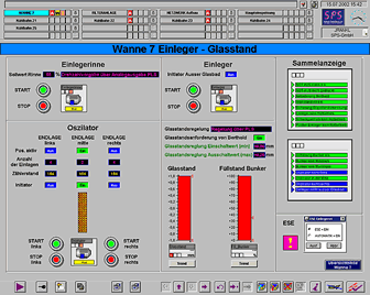 Feeder of tank furnace 7